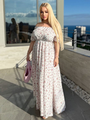 Летнее платье в пол PRAT-A2287T490
