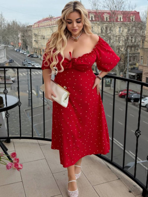 Платье со шнуровкой на спине PRAT-A2296T530