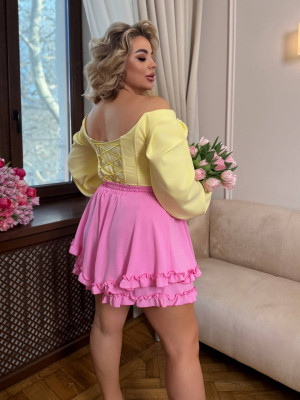 Легка спідниця-шорти ODF-A978T450