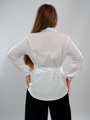 Женская рубашка с поясом ODF-A050T700