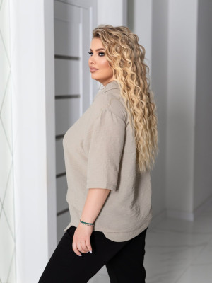 Лляна жіноча сорочка JA-A846.3T400