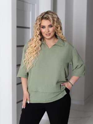 Лляна жіноча сорочка JA-A846.3T400