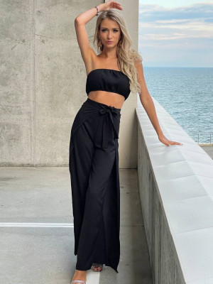 Брюки на запах и топ SOL-A2804T400