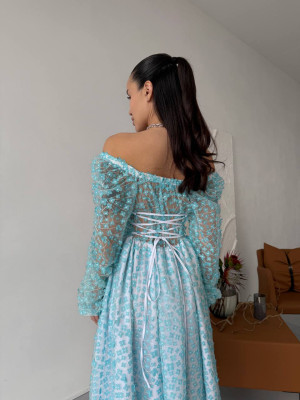 Цветочное платье миди SOL-A3042T1200