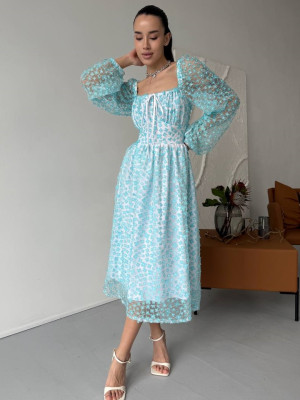 Цветочное платье миди SOL-A3042T1200