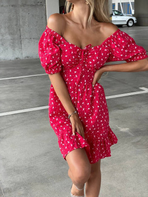 Летнее короткое платье SOL-A2799T300