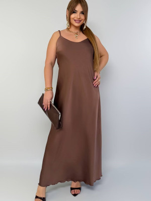 Элегантное атласное платье AB-A248T17