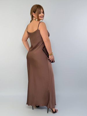 Елегантна атласна сукня AB-A248T17