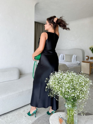 Длинное шелковое платье KC-A3317T380