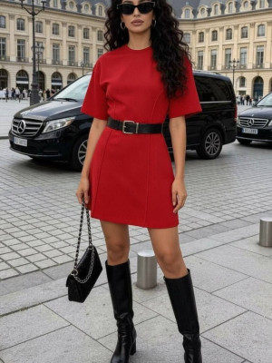 Короткое женское платье KC-A3370T400