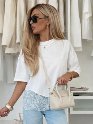 Футболка с кружевом AP-A1138T570