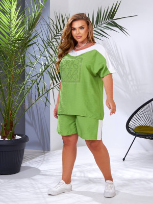 Льняной прогулочный костюм MOV-A159T570