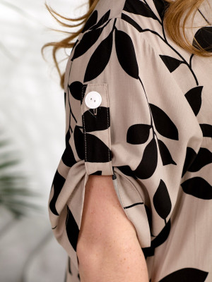 Штапельное женское платье NU-A1505T17