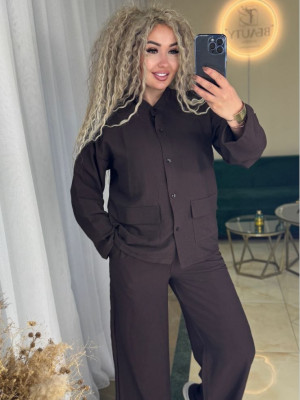 Льняный костюм двойка MYD-A605T600