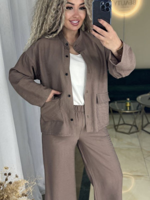 Льняный костюм двойка MYD-A605T600