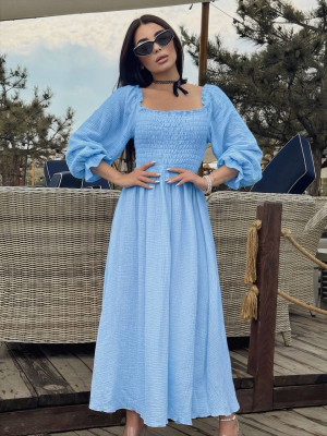 Нежное платье макси VM-A10516T550