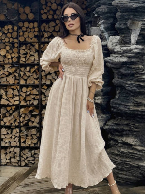 Нежное платье макси VM-A10516T550