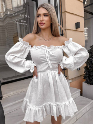 Муслінова коротка сукня VM-A10309T500