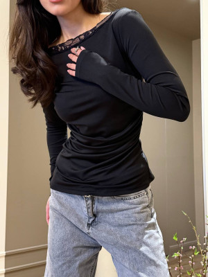 Кофточка с кружевом MSM-A300T400