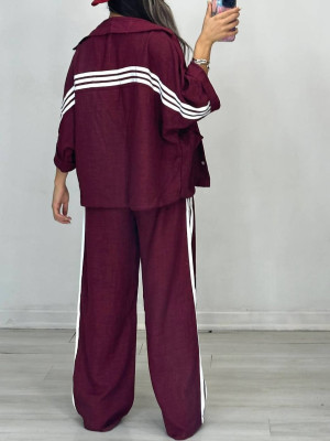 Льяный оверсайз костюм DMP-R1928T550