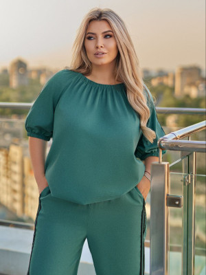 Льняний костюм з лампасами VOJ-A1030T740