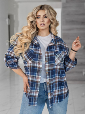 Рубашка свободного кроя VOJ-A1072T550