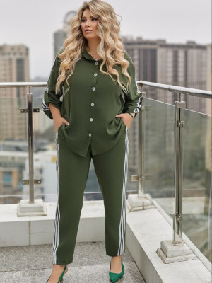 Рубашка и джоггеры с лампасами VOJ-A1075T650