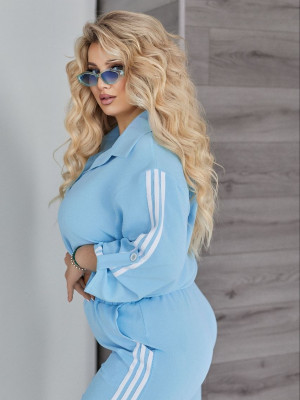 Рубашка и джоггеры с лампасами VOJ-A1075T650