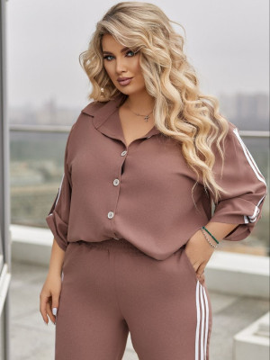 Рубашка и джоггеры с лампасами VOJ-A1075T650