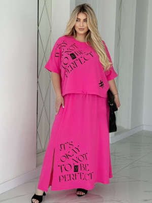 Літній костюм з спідницею VOJ-A1022T680