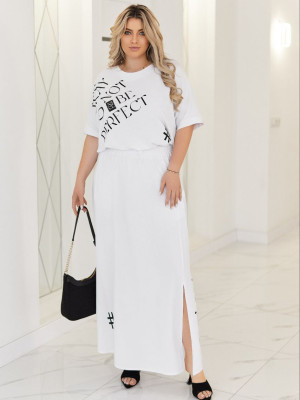 Летний костюм с юбкой VOJ-A1022T680