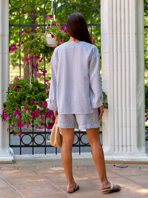 Льняные рубашка и шорты NOB-A25034T550