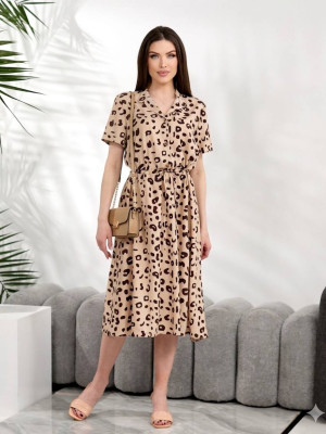 Стильное штапельное платье NOB-A26021T420