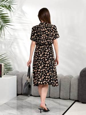 Стильное штапельное платье NOB-A26021T420