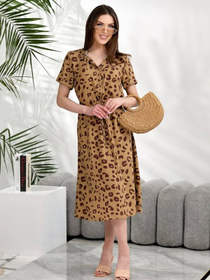 Стильное штапельное платье NOB-A26021T420