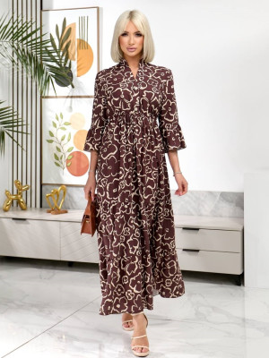 Штапельна вільна сукня NOB-A26029T490