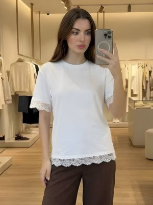 Футболка з мереживом KC-A3365T300