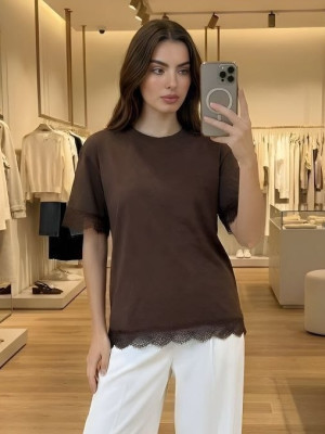 Футболка з мереживом KC-A3365T300