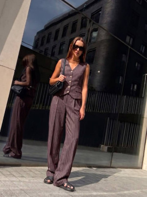 Жилет та штани палаццо CUR-A914T820