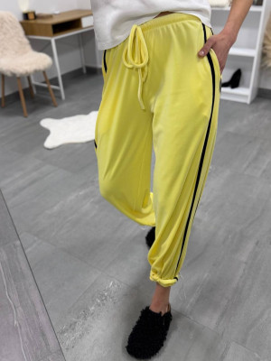 Велюрові штани з лампасами DMP-A7179T380