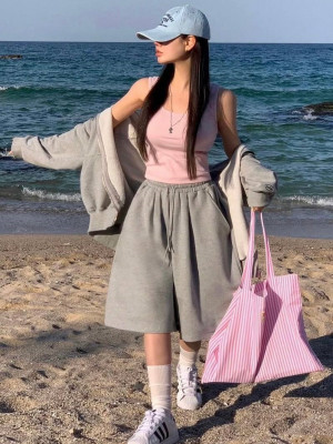 Жіночі оверсайз шорти DMP-A7147T280