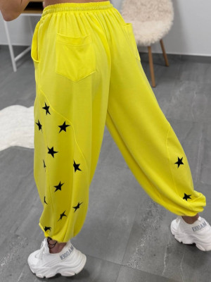 Оверсайз штаны со звездочками DMP-R1880T380