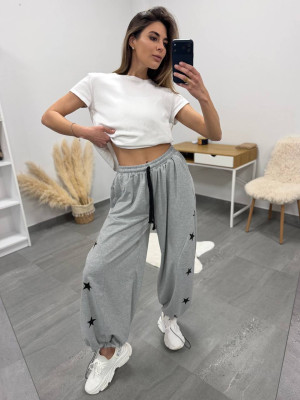 Оверсайз штаны со звездочками DMP-R1880T380