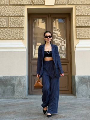 Летний костюм в полоску DMP-P1750T650