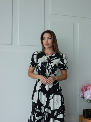 Квіткова сукня міді IMMA-A365T590B690