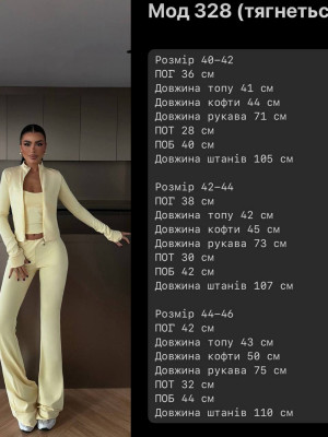 Спортивный костюм тройка ASP-A328T699